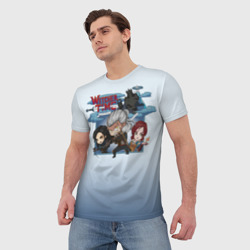 Мужская футболка 3D Ведьмак 3 с Йеннифэр и Трисс - фото 2