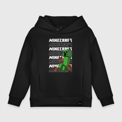 Детское худи Oversize хлопок Крипер Майнкрафт