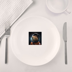 Набор: тарелка + кружка Капибару астронавт РФ - фото 2