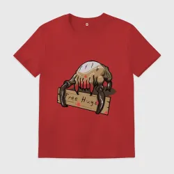 Мужская футболка хлопок Hugs from crab