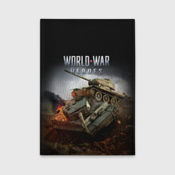 Обложка для автодокументов World War Heroes логотип и танки
