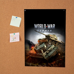 Постер World War Heroes логотип и танки - фото 2