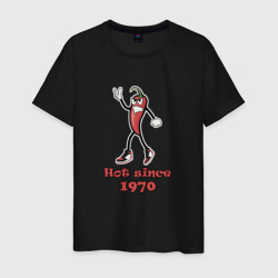 Hot since 1970 – Мужская футболка хлопок с принтом купить со скидкой в -20%
