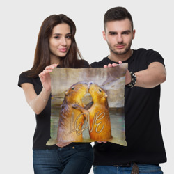 Подушка 3D Влюблённые капибары - фото 2
