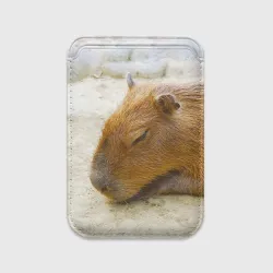 Картхолдер Magsafe магнитный Спящая капибара