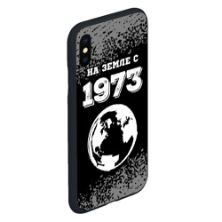 Чехол для iPhone XS Max матовый На Земле с 1973: краска на темном - фото 2