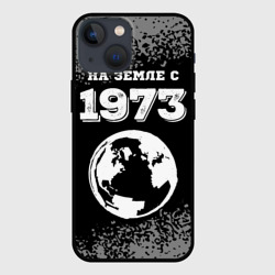 Чехол для iPhone 13 mini На Земле с 1973: краска на темном