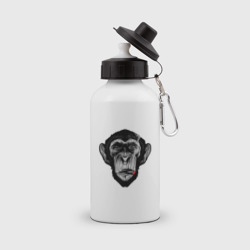 Бутылка спортивная Шимпанзе с сигарой