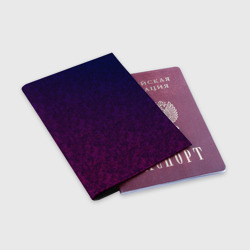 Обложка для паспорта матовая кожа Градиентально - фото 2