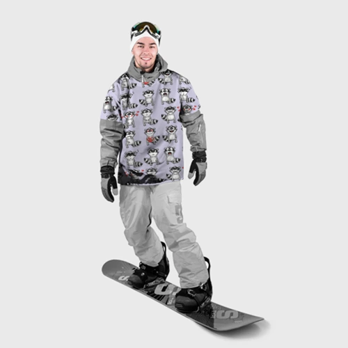 Накидка на куртку 3D Забавные еноты