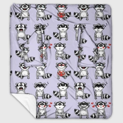 Плед с рукавами Забавные еноты