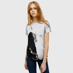 Женская футболка 3D Кот в сапогах: Лобо волк-смерть - фото 2