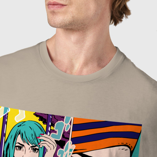 Мужская футболка хлопок с принтом Ясухо Хиросе и Джоске Хигасиката - часть 8, фото #4
