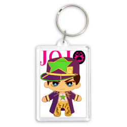 Брелок прямоугольный 35*50 Little Jotaro Cujo - JoJo Bizarre Adventure