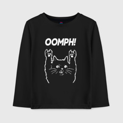 Детский лонгслив хлопок Oomph! рок кот