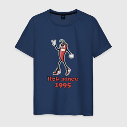Hot since 1995 – Мужская футболка хлопок с принтом купить со скидкой в -20%