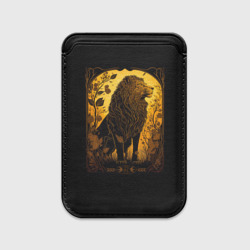 Картхолдер Magsafe магнитный Лев в стиле модерн