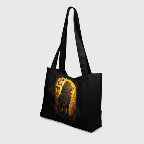 Пляжная сумка 3D Лев в стиле модерн - фото 3