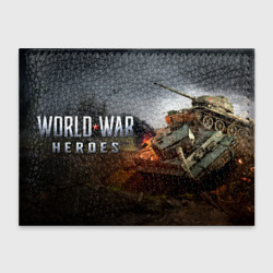 Обложка для студенческого билета World War Heroes танки и лого