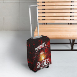 Чехол для чемодана 3D Demonic spider-train - фото 2