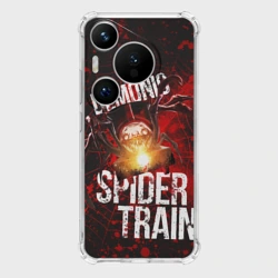 Чехол для Huawei Pura 70 Demonic spider-train