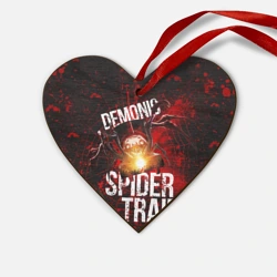 Деревянная игрушка Сердце Demonic spider-train