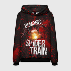 Мужская толстовка 3D Demonic spider-train