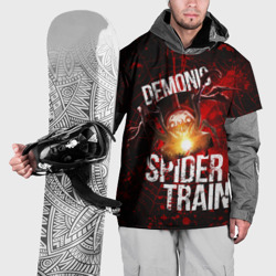 Накидка на куртку 3D Demonic spider-train