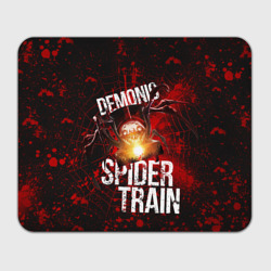 Прямоугольный коврик для мышки Demonic spider-train