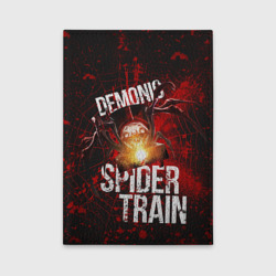 Обложка для автодокументов Demonic spider-train