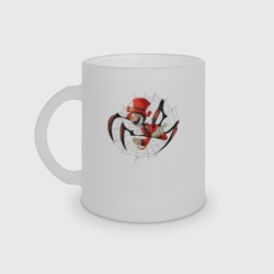 Кружка матовая стеклянная Spider Charles