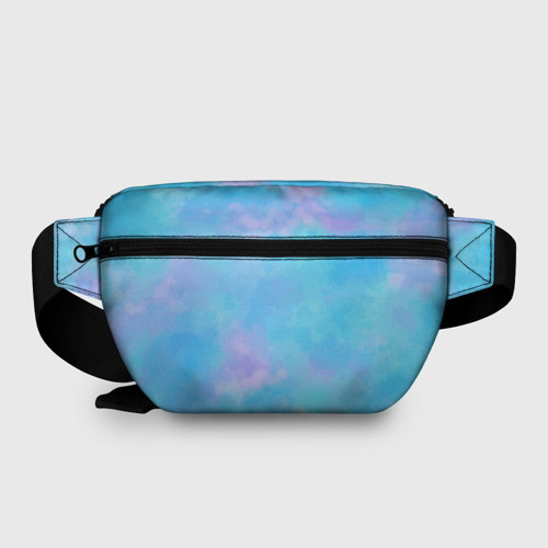 Поясная сумка 3D Синий единорог с розовой гривой - фото 2