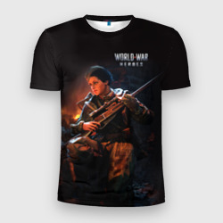 Мужская футболка 3D Slim World War Heroes Людмила