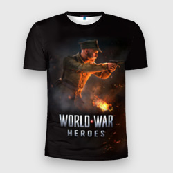Мужская футболка 3D Slim World War Heroes Лейтенант