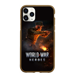 Чехол для iPhone 11 Pro Max матовый World War Heroes Лейтенант