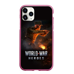 Чехол для iPhone 11 Pro Max матовый World War Heroes Лейтенант