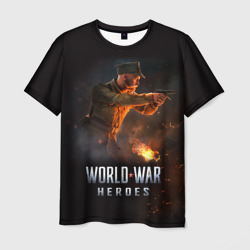 Мужская футболка 3D World War Heroes Лейтенант