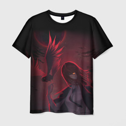 Мужская футболка 3D Макима и вороны
