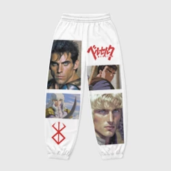 Женские джоггеры оверсайз 3D Оуэн Уилсон и Бен Стиллер в аниме Берсерк