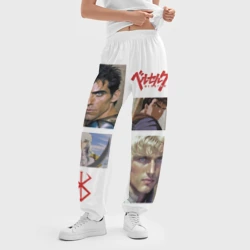 Женские джоггеры оверсайз 3D Оуэн Уилсон и Бен Стиллер в аниме Берсерк - фото 2