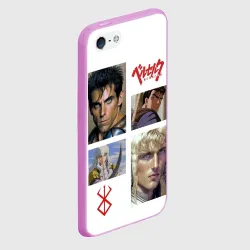 Чехол для iPhone 5/5S матовый Оуэн Уилсон и Бен Стиллер в аниме Берсерк - фото 2