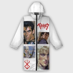 Дождевик унисекс 3D Оуэн Уилсон и Бен Стиллер в аниме Берсерк