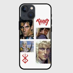 Чехол для iPhone 13 mini Оуэн Уилсон и Бен Стиллер в аниме Берсерк