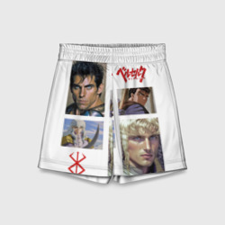 Детские спортивные шорты 3D Оуэн Уилсон и Бен Стиллер в аниме Берсерк