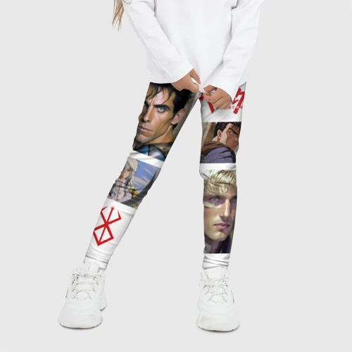 Детские леггинсы 3D Оуэн Уилсон и Бен Стиллер в аниме Берсерк - фото 3