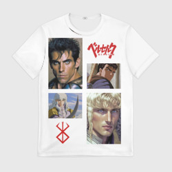 Мужская футболка 3D Оуэн Уилсон и Бен Стиллер в аниме Берсерк