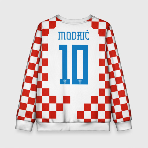 Детский свитшот 3D Лука Модрич форма сборной Хорватии, цвет 3D печать - фото 2