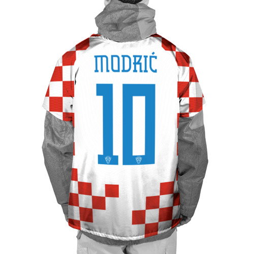 Накидка на куртку 3D Лука Модрич форма сборной Хорватии, цвет 3D печать - фото 2