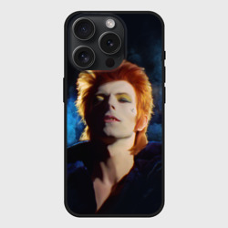 Чехол силиконовый для Apple iPhone 15 Pro матовый David Bowie - Jean Genie