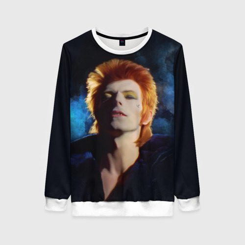 Женский свитшот 3D David Bowie - Jean Genie, цвет 3D печать